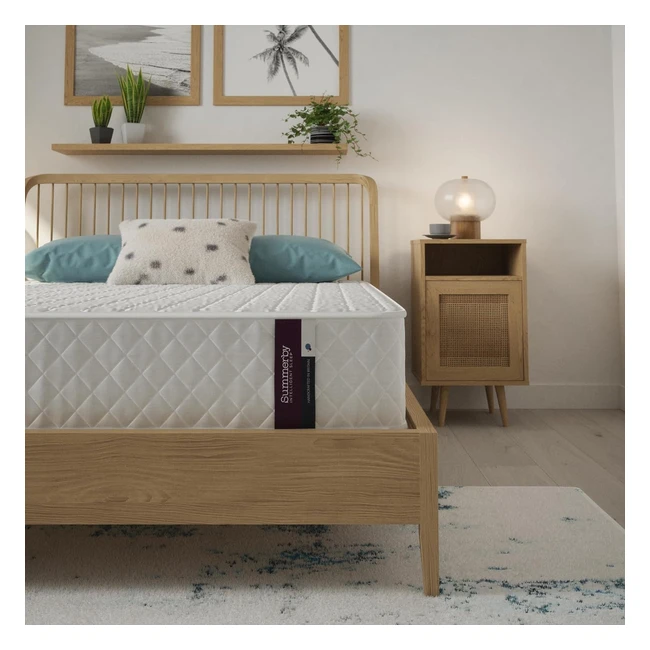 SummerBy Sleep No3 Double Mattress Memory Foam Pocket Spring Hybrid - Size 137cm x 190cm