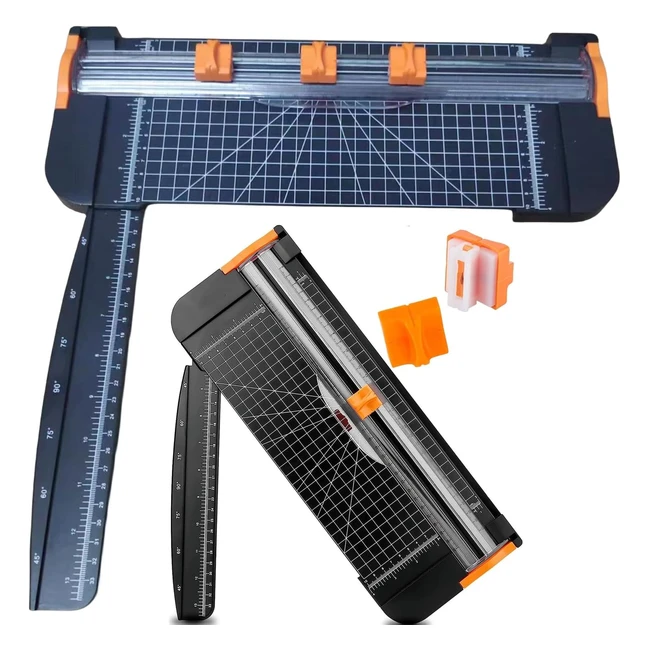 Tagliacarte professionale in titanio da 12 pollici con 3 lame di ricambio