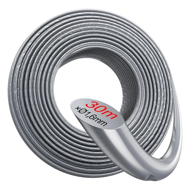 16 mm30m Fil Coupe Bordure Bosch F016800462 Résine Nylon Copolymère