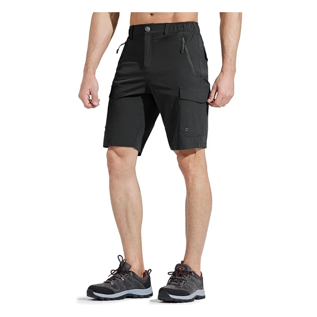 Pantaloni Corti Uomo Cargo Shorts Comallan - Asciugatura Rapida - Trekking Montagna - Bermuda - #Trekking #Uomo #Moda