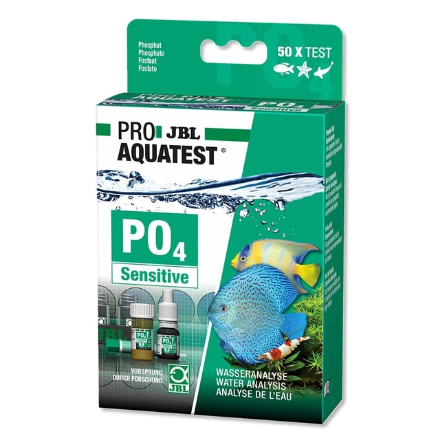 JBL Wasser Tests & Nachfüllungen für Aquarium Teich und Leitungswasser - Pro AquaTest PO4