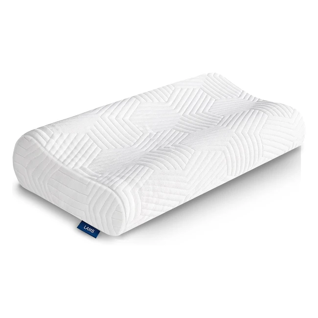Höhenverstellbares Memory Foam Kissen Sandwich Kissen Ergonomisches Nackenstützkissen Schlafkissen Abnehmbarer und waschbarer Kissenbezug Allergiker geeignet für Rücken- und Seitenlage