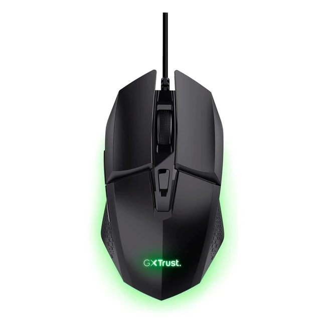 Souris Gamer Trust GXT 109 Felox - 6 Boutons Programmables - LED Multicolore - 2006400 DPI - USB 150 cm - Noir