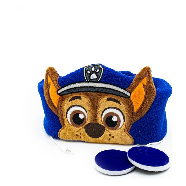 Auriculares Paw Patrol Chase para Nios y Jvenes - Volumen Limitado - Tamao Ajustable - Azul
