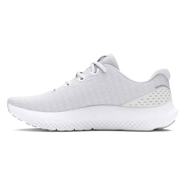 Scarpe da corsa donna Under Armour UA W Carica Surge 4 - Bianco/Grigio/Argento - Ref. 41EU