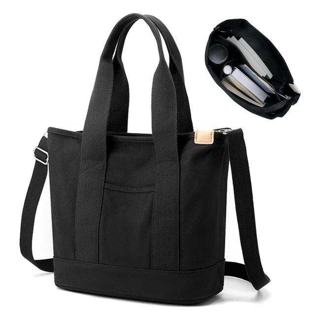 Borsa a Tracolla in Tela da Donna - Aucuu - Ref.12345 - Grande Capacità e Cerniera