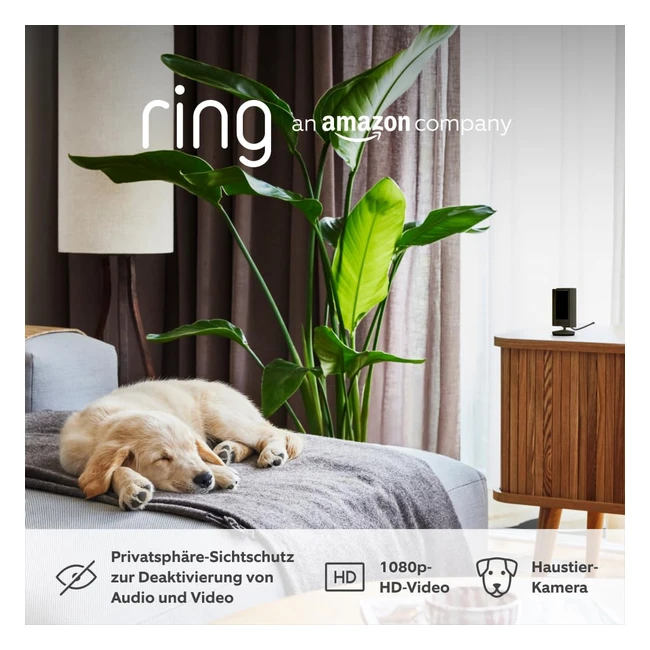 Ring Innenkamera Indoor Camera 2 Gen Überwachungskamera 1080pHD Video Privatsphäresichtschutz WLAN