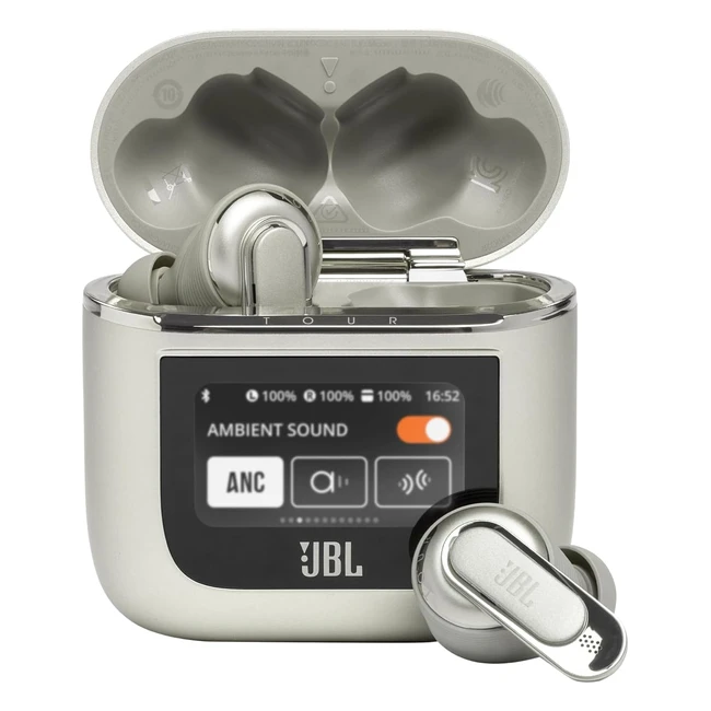 JBL Tour Pro 2 True Wireless In-Ear Kopfhörer mit ANC und Ladecase - Champagner