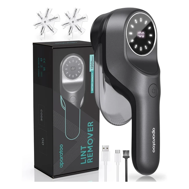 Levapelucchi Elettrico Portatile con Display Digitale LED - Bubbacare 2 Velocità Ricaricabile USB