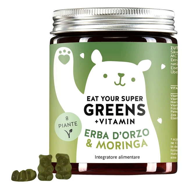 Orsetti Gommosi Vitaminici con Moringa e Superfood - 60 Pezzi