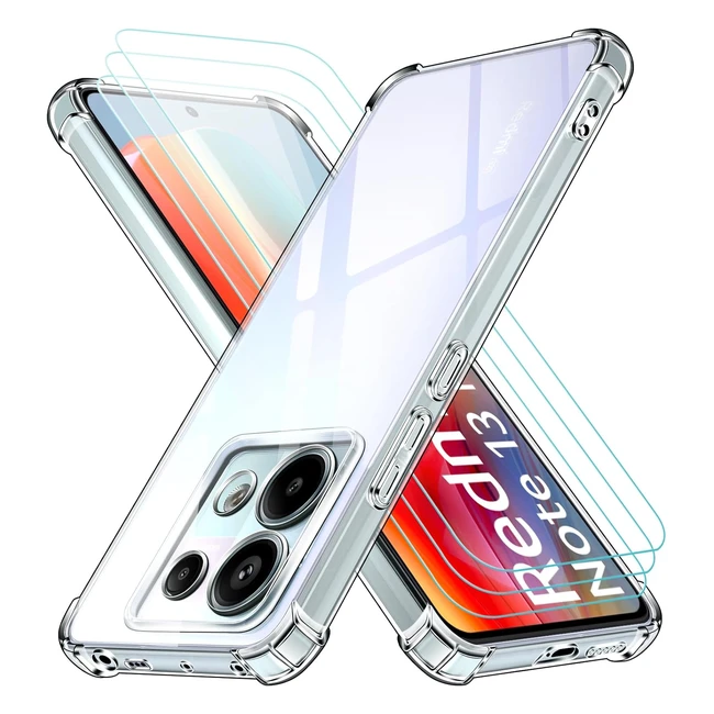 Cover iVoler per Xiaomi Redmi Note 13 Pro 5G Poco X6 5G + 3 Pellicole Vetro Temperato