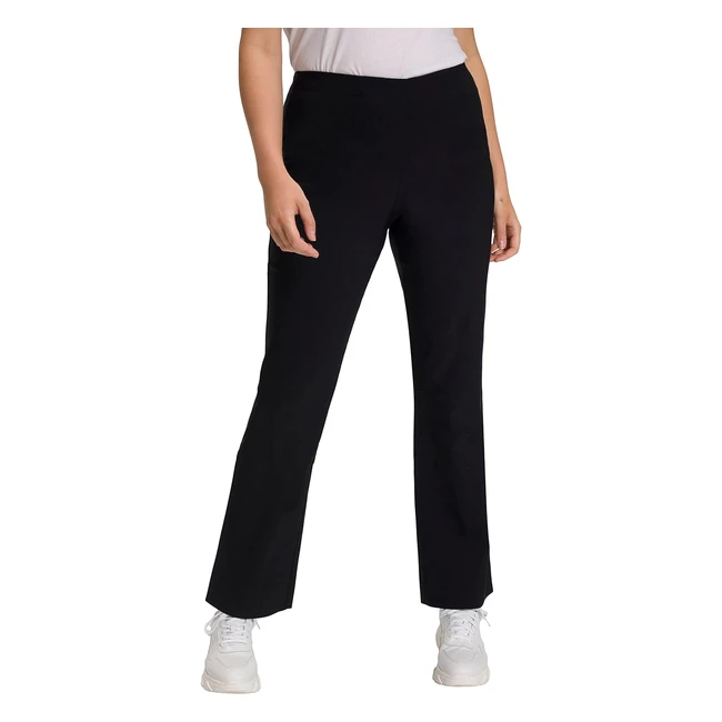 Ulla Popken Damen große Größen bis 68 Stoffhose Bengalin Business Hose gerade Bein elastischer Bund 615444