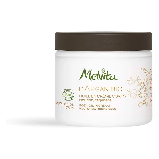 Melvita Crema Corpo Nutriente e Protettiva Bio - Made in France - Vasetto 175ml