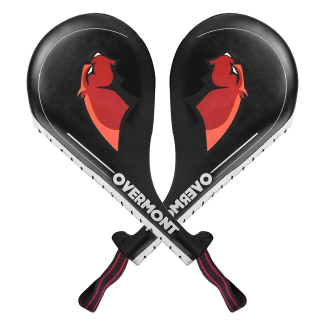 Cojín de Retroceso Overmont PU Pao Doble Kick Pad - Equipo de Artes Marciales