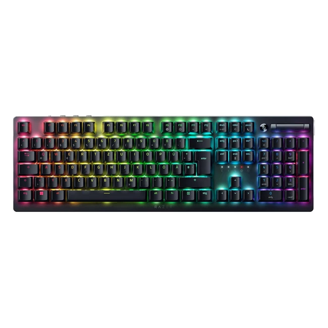 Razer Deathstalker V2 Pro Red Switch Kabellose Low-Profile Gamingtastatur QWERTZ Schwarz