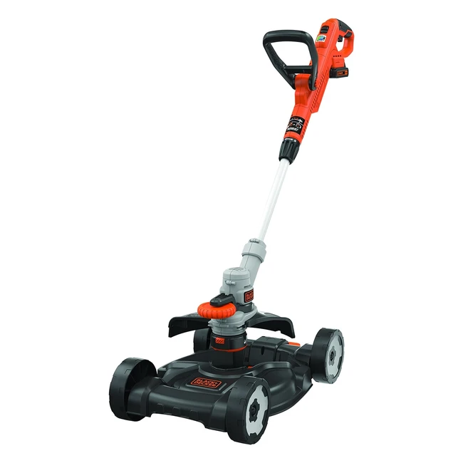 Cortabordes y cortacésped Black+Decker STC1820CMQW 3 en 1 18V 20Ah 28cm 2 alturas de corte