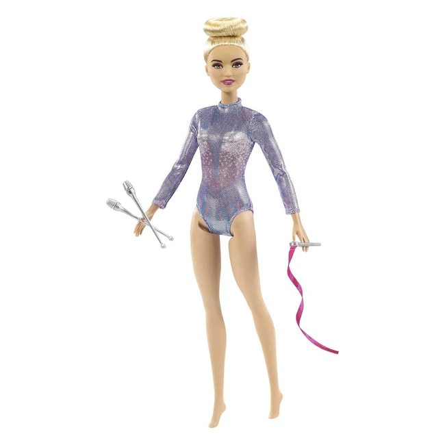 Barbie Gimnasta Rítmica Mattel GTN65 - Mueca Rubia 3 Años