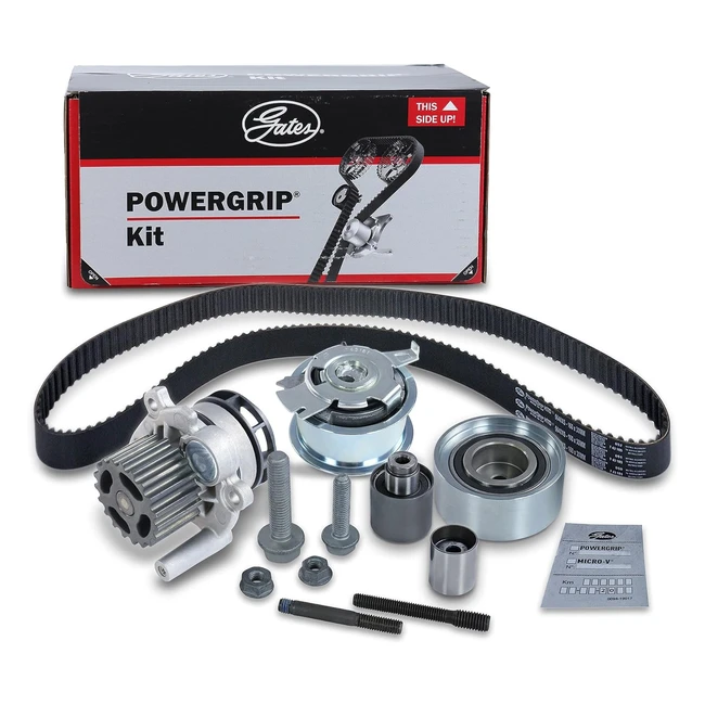Kit cinghia Gates PowerGrip per pompa acqua KP15648XS1 - Alta qualità e compatibilità garantite