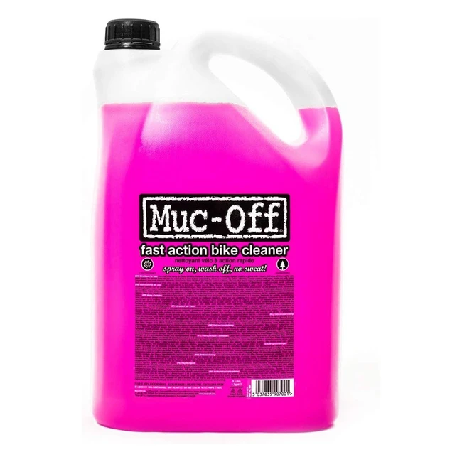Mucoff Nanotech Bike Cleaner 5L - Detergente Bici Biodegradabile Ad Azione Rapida