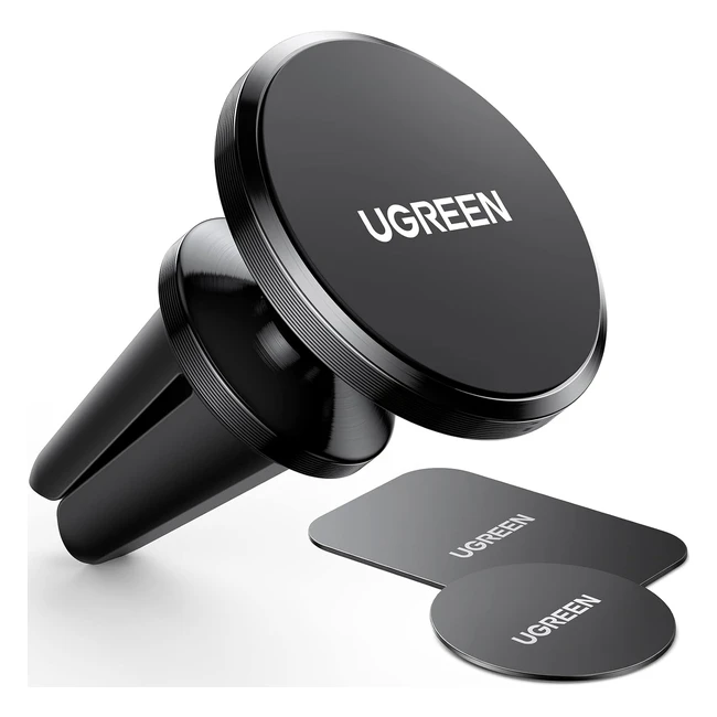 UGREEN Autohalterung Magnetische Handyhalterung Auto Belüftung 360 Grad Drehbar Kompatibel mit iPhone XS XR X 8 Samsung S10 S9 S8 A50 Huawei P20 Lite Sony Xperia 10 usw.