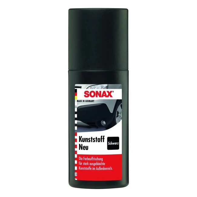 Sonax Rinnovatore Plastica 100 ml - Rinfresca Colore Plastiche Sbiadite - Art. 04091000280