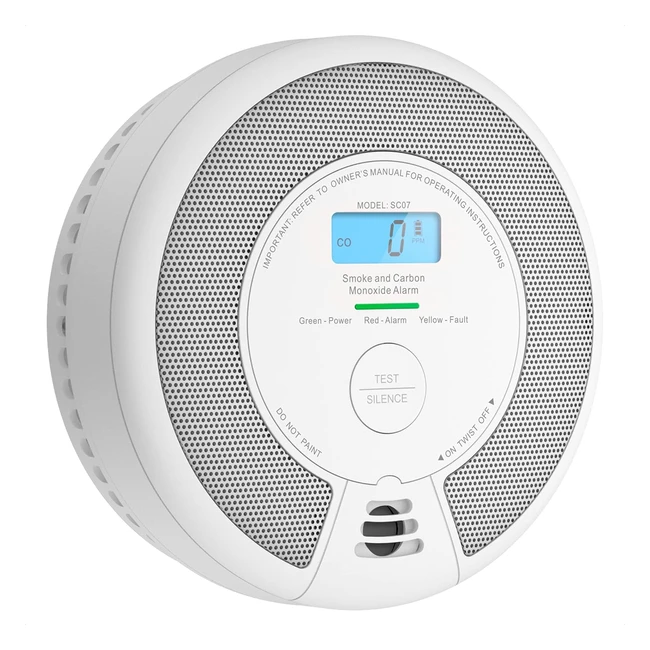 Xsense Rilevatore di Fumo e Monossido di Carbonio Autonomo 10 Anni - Sensori Fotoelettrici ed Elettrochimici - Certificato TV Rheinland