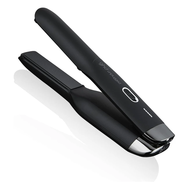 ghd Unplugged Cordless Hair Styler Black | Portable Travel Straightener | Top Up Tool