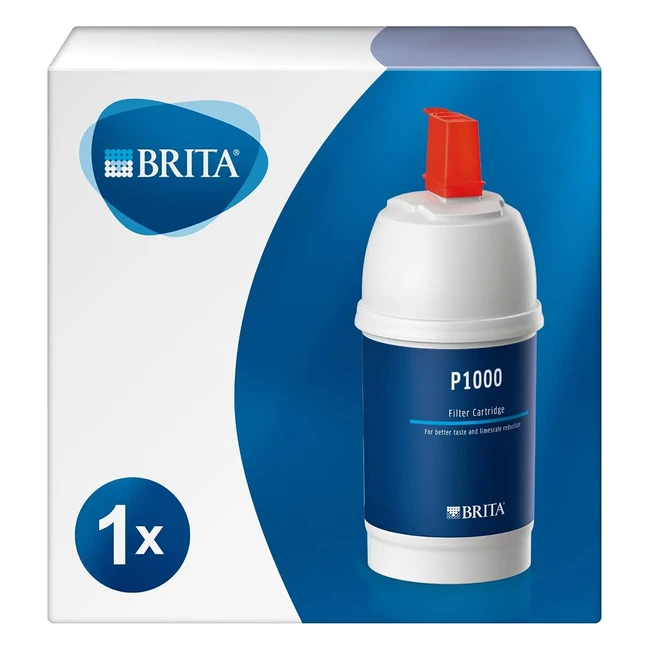 Brita P1000 Replacement Filter Cartridge - Reduces Chlorine, Limescale & Impurities - Pack of 1