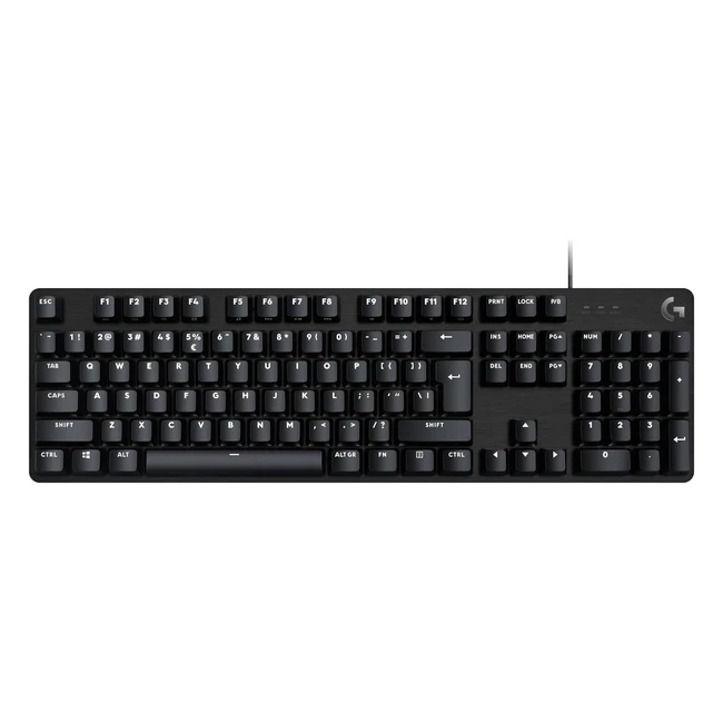Logitech G413 SE - Tastiera Meccanica Gaming Full Size - Switch Meccanici Tattili - Layout Italiano QWERTY - Alluminio Nero