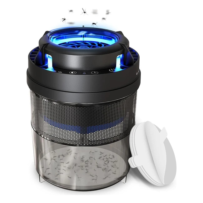 Lampada Antizanzare Vegrem 365nm UV 6W Nero - Trappola Bionica