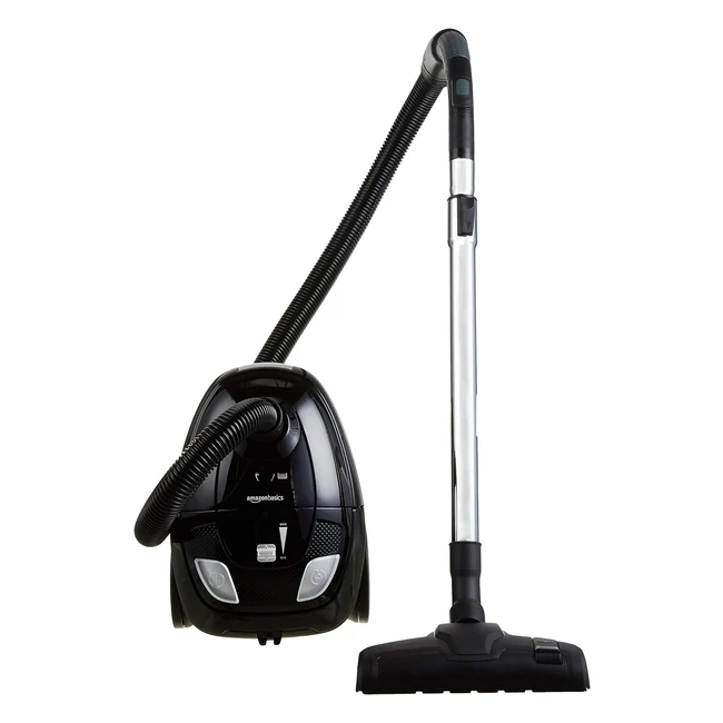 Aspirapolvere Amazon Basics 700W HEPA 15L Nero - Potente, Compatto, Leggero