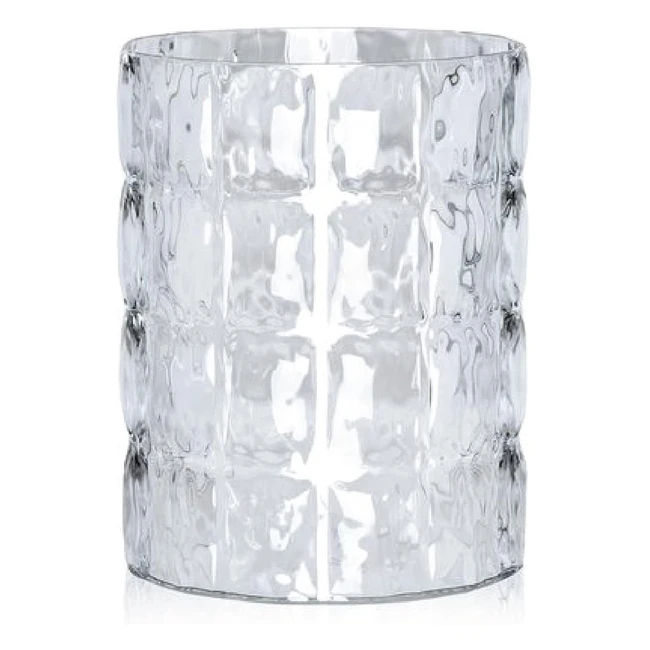 Vase Kartell Matelassé Cristal - Design Patricia Urquiola - Réf. 23x30