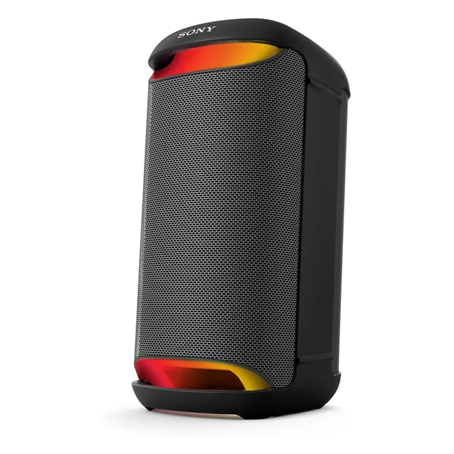 Enceinte Sony SRSXV500 Party Box Bluetooth - Son Puissant et Mega Bass - Autonomie 25h - Portable - Clairage LED - IPX4 - Karaoke MicGuitar Noir