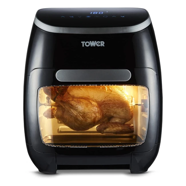Tower T17039 Xpress Pro 5in1 Digital Air Fryer Oven - Rapid Air Circulation, 60min Timer, 11L, 2000W - Black
