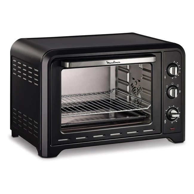 Horno Moulinex Optimo OX4848 39L 6 Modos de Cocción - Negro