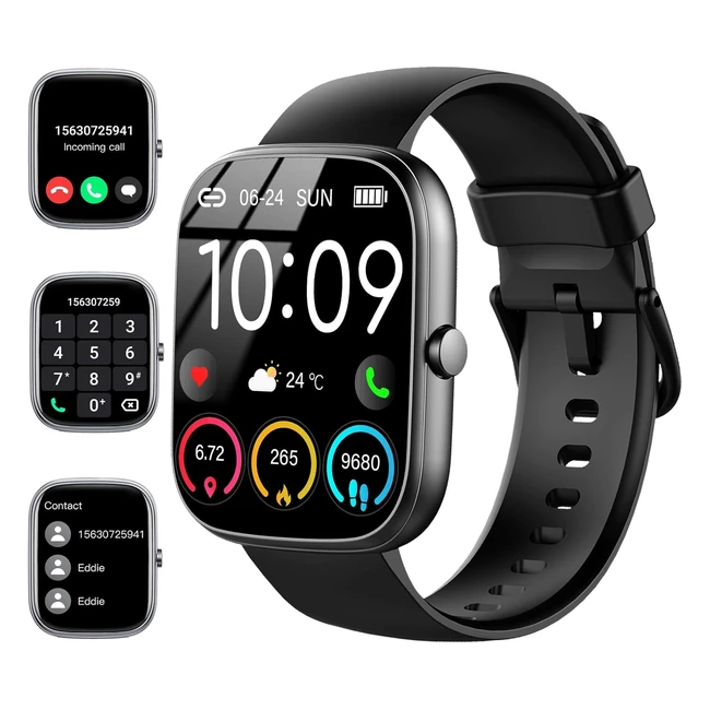 Smartwatch Uomo Donna 191 Fitness Tracker Chiamate Sportive Cardiofrequenzimetro IP68