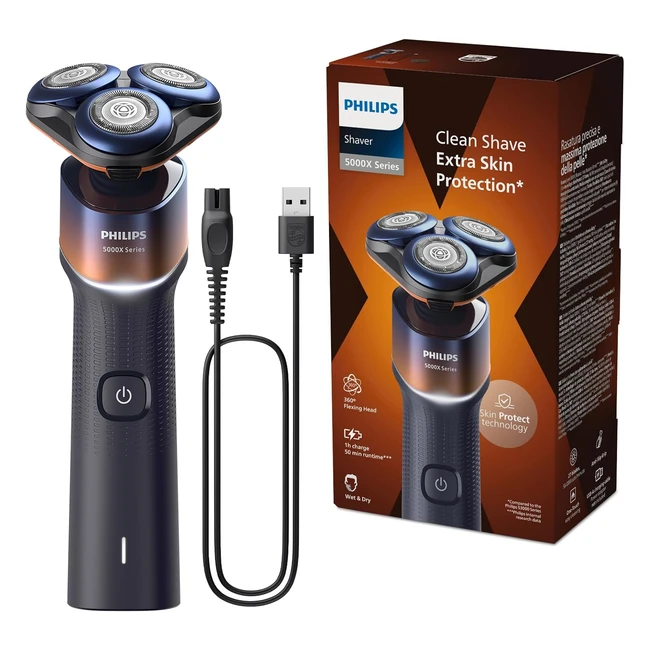 Philips 5000X Series Rasoir Électrique 100% Étanche SkinProtect Tête Flexible X501200