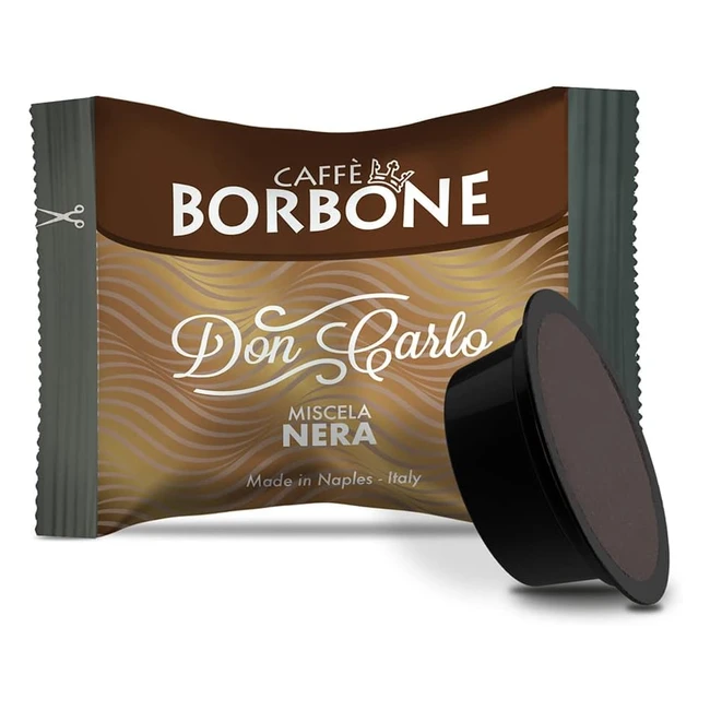 Caffè Borbone Don Carlo Miscela Nera 100 Capsule - Lavazza A Modo Mio