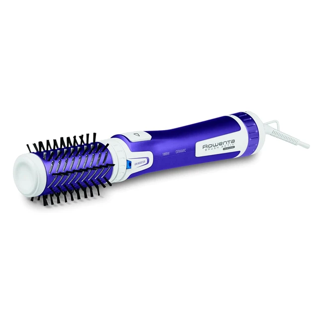 Rowenta CF9530 Brush Activ Volumeshine - Spazzola Rotante e Asciugante 1000W per Capelli Corti e Lunghi - Styler con 2 Spazzole in Ceramica e Doppio Generatore di Ioni