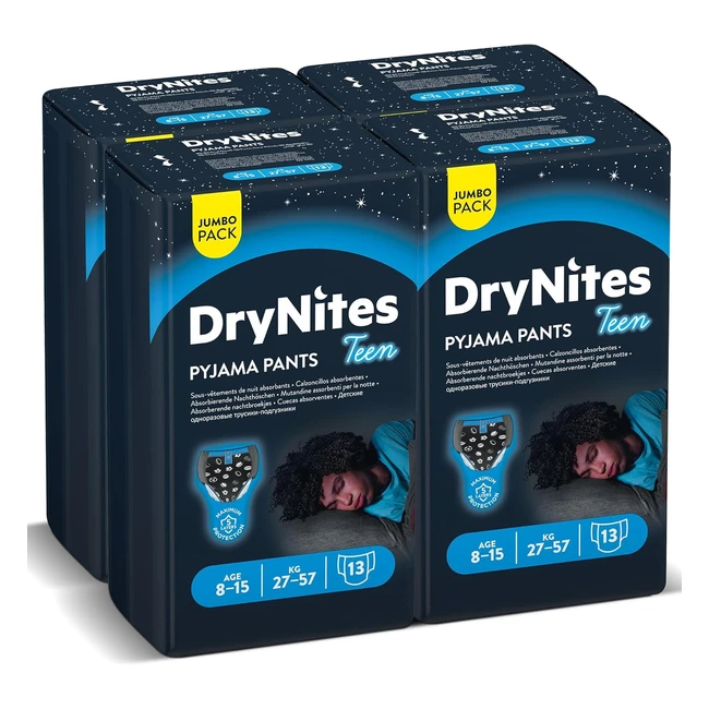 Pannolini Huggies DryNites Taglia L 27-57 kg - Mutandine Assorbenti 52 pz