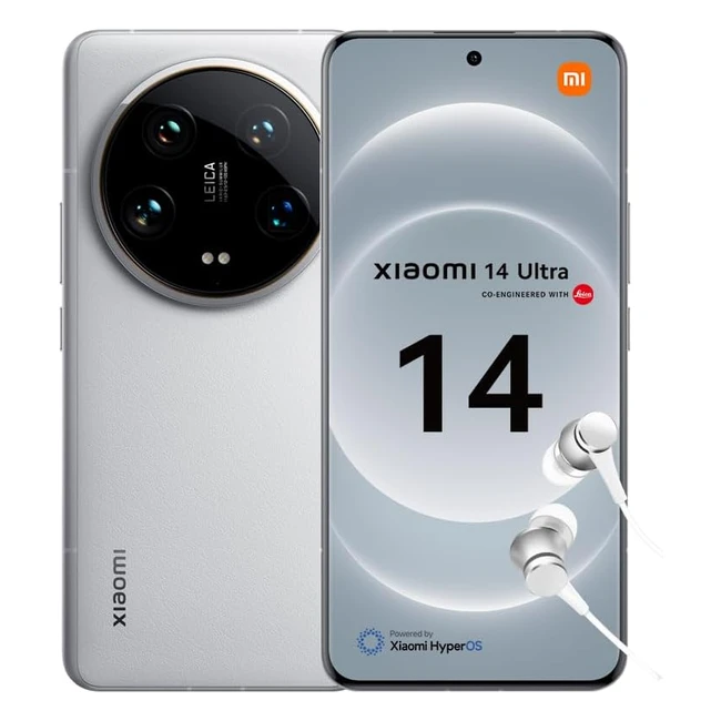 Xiaomi 14 Ultra Smartphone 16GB RAM Snapdragon 8 Gen 3 Pantalla AMOLED 673 120Hz Blanco