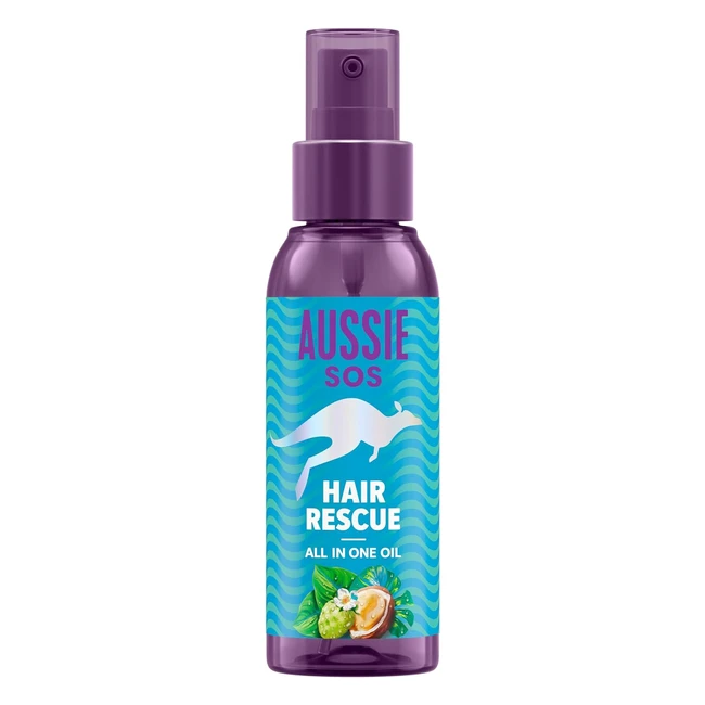 Aceite Capilar Aussie SOS Hair Rescue 100ml - Desenreda, Suaviza, Previene Puntas Abiertas