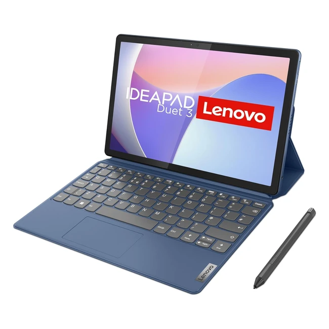 Lenovo Ideapad Duet 3i 2in1 Tablet 115 2K Touch Display Intel N200 4GB RAM 128GB SSD Intel UHD Grafik Win11 QWERTZ Blau inkl. Lenovo Digital Pen 3