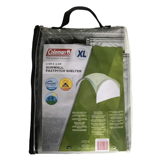 Coleman Fast Pitch XL 45x45M Gazebo Side Panel SPF 50 Sun Protection