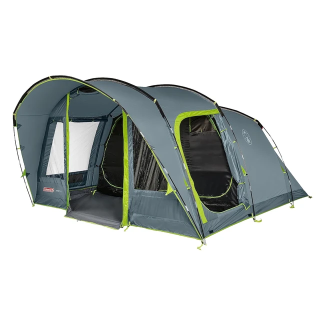 Coleman Vail 46 Family Camping Tent | 23 ExtraLarge Sleeping Compartments | Waterproof HH 4000mm