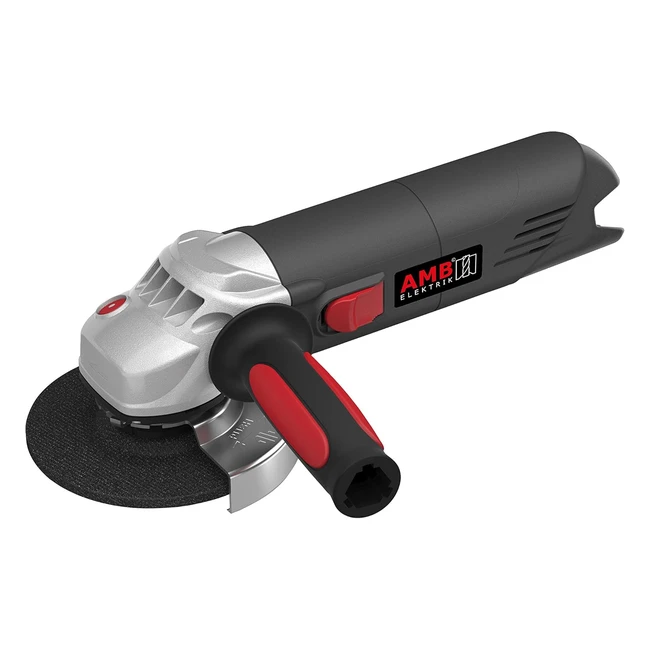ambelektrik Winkelschleifer 1400W SXE 125 230V Schwarz - Handlich und Leicht - Made in Germany