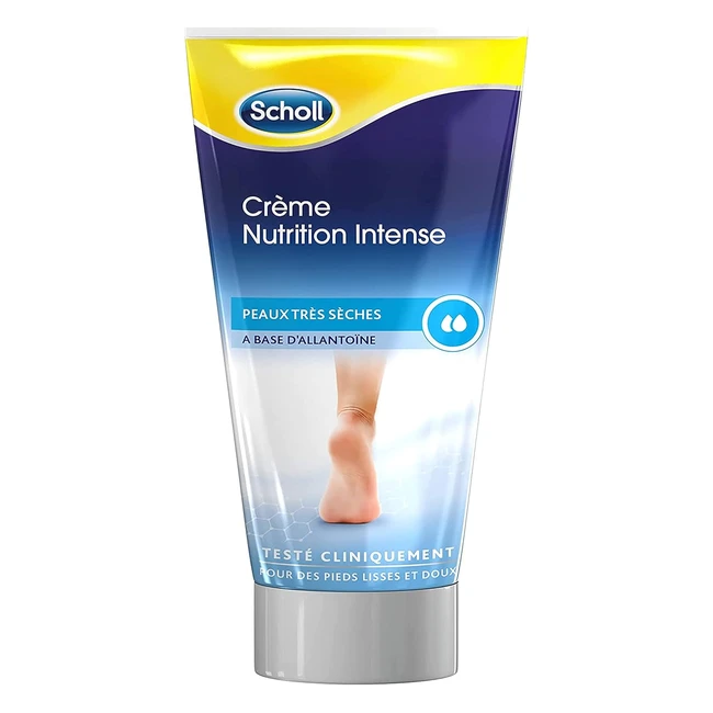 Scholl Crème Pieds Nutrition Intense 75ml - Hydrate en Profondeur - Peaux Dures - Allantoïne & Provitamine B5