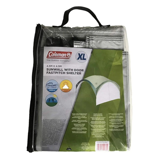 Coleman Fast Pitch Shelter XL Side Panel SPF 50 Sun Protection