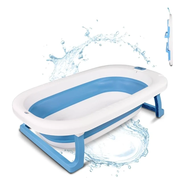Vaschetta Bagnetto Neonato Pieghevole Mobiclinic Bubba Design Blu