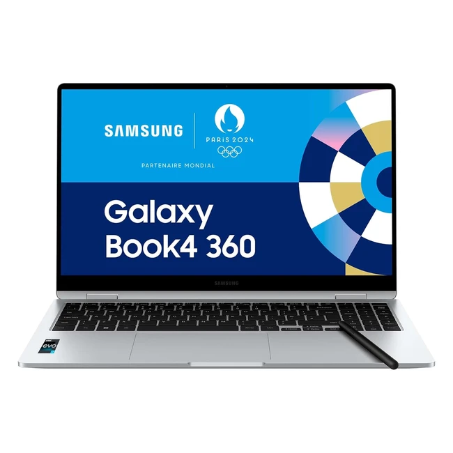 Samsung Galaxy Book4 360 - Ordinateur Portable 15.6'' Intel Evo Platform Intel Core Ultra 7 - 16Go RAM 512Go SSD Intel Graphics Argent AZERTY FR